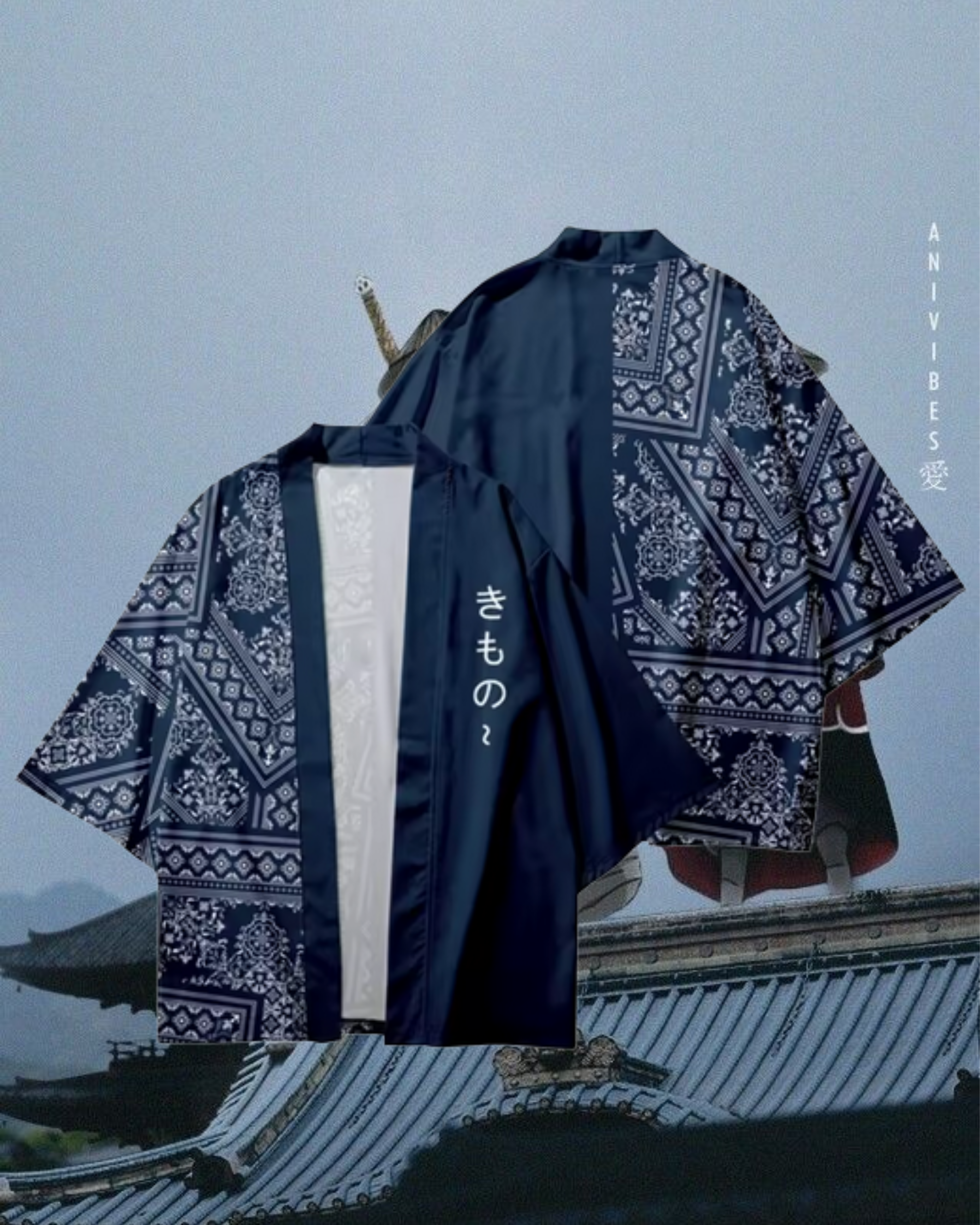 Yağmurla Gelen Misafir | Geleneksel Kimono