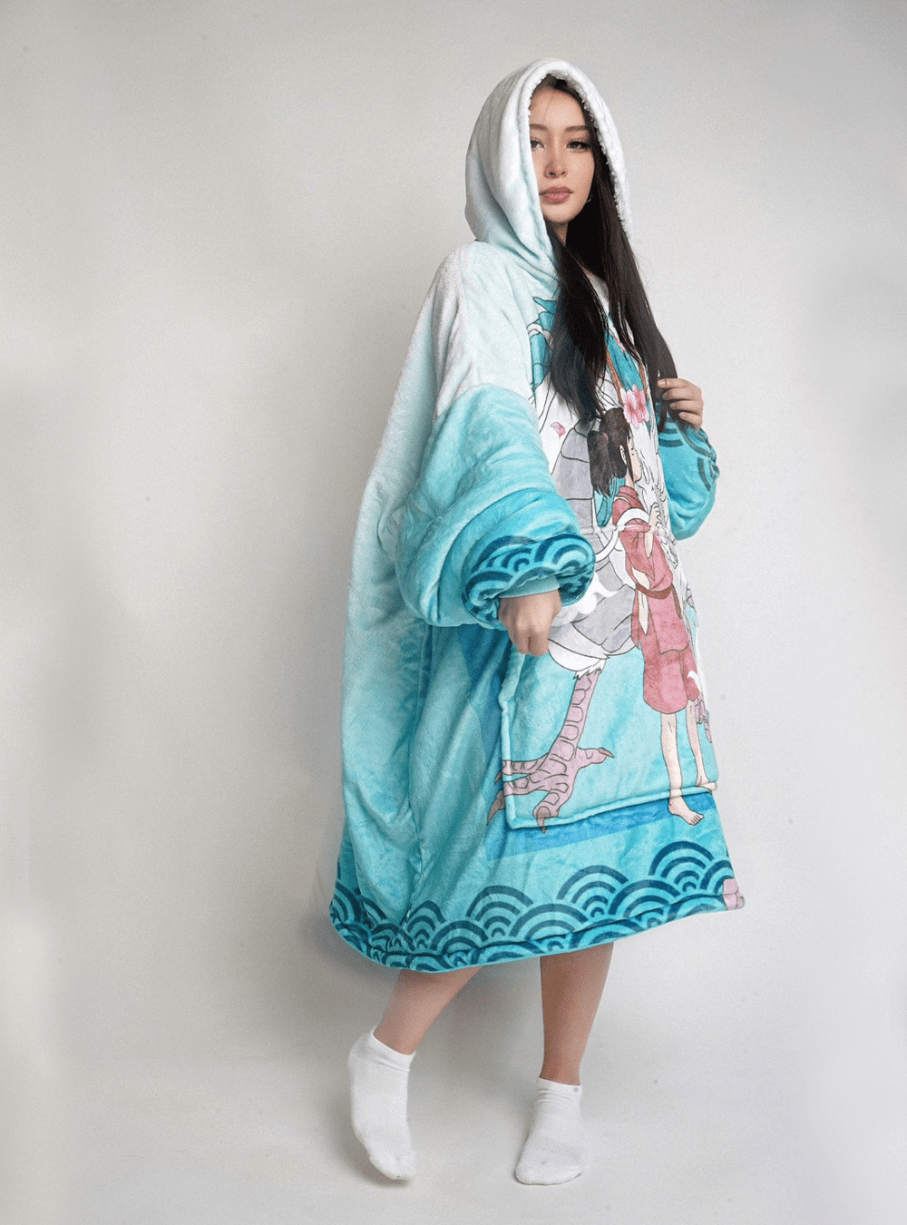 Haku Anime Battaniye Hırka