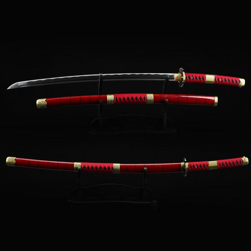 Roronoa Zoro Sandai Kitetsu Katana Dekoratif