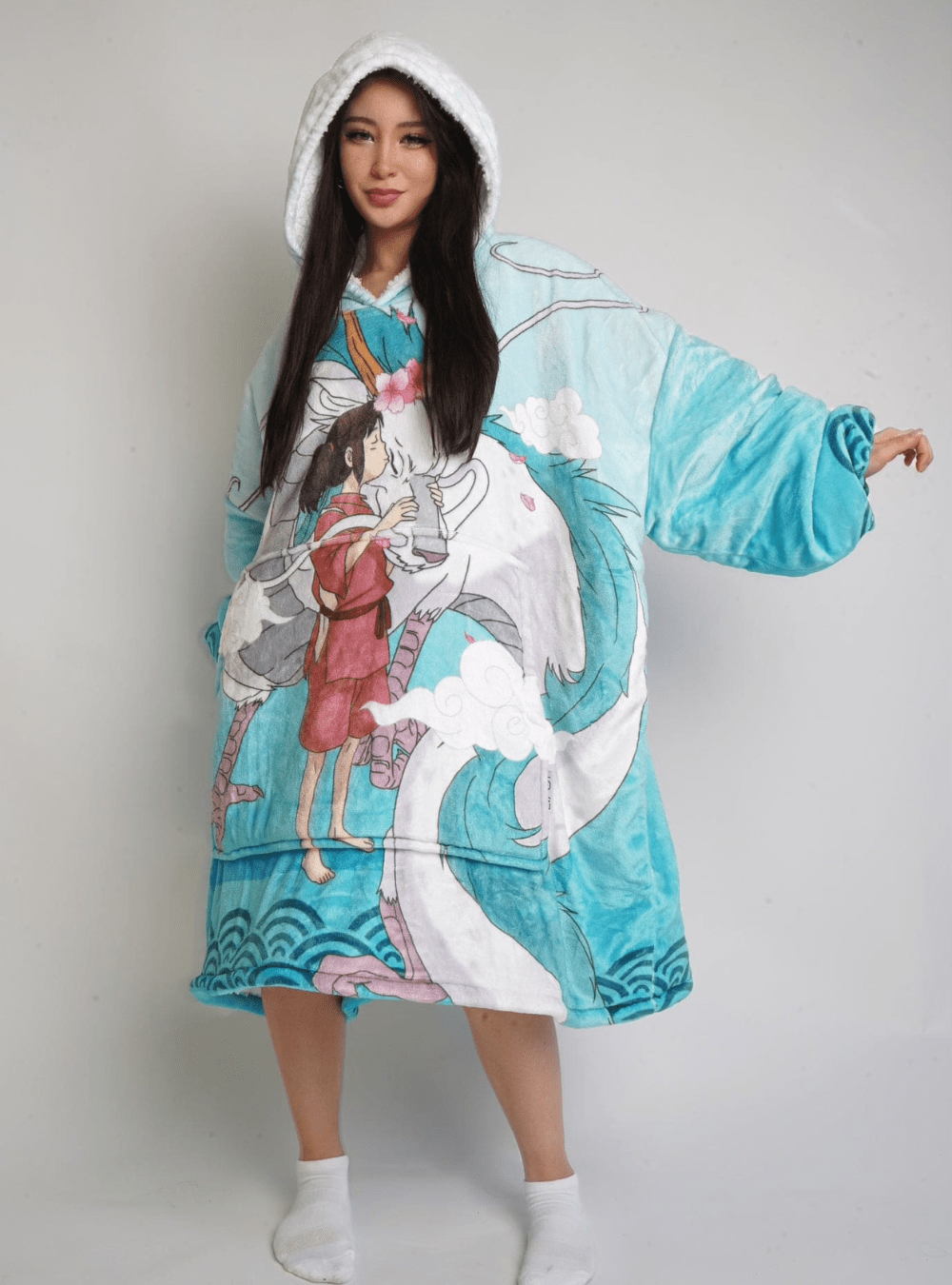 Haku Anime Battaniye Hırka