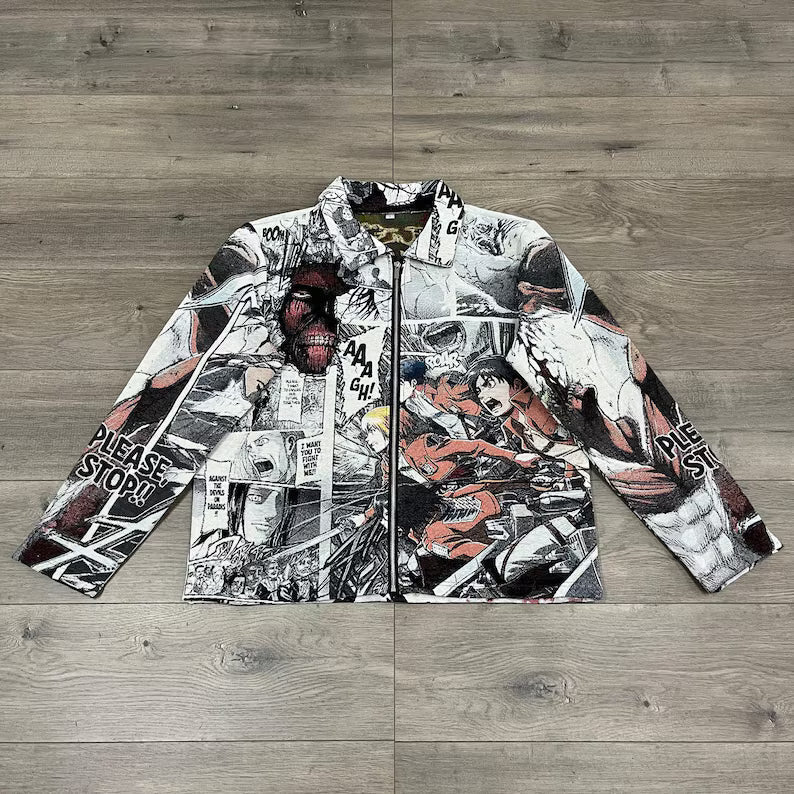 Attack on Titan Vintage Ceket - アキラ