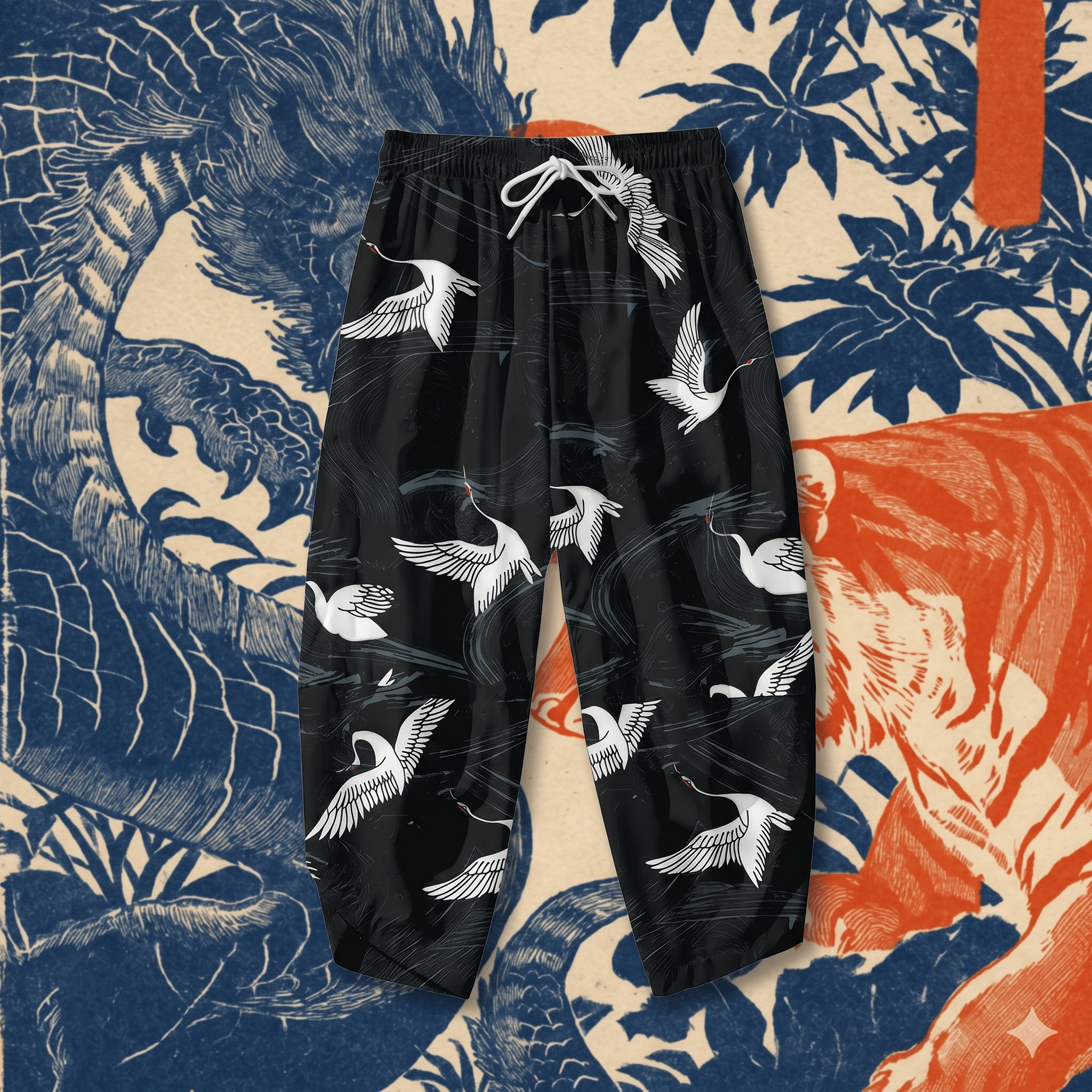 Bereketin Koruyucusu - Geleneksel Kimono Pantolon - アキラ