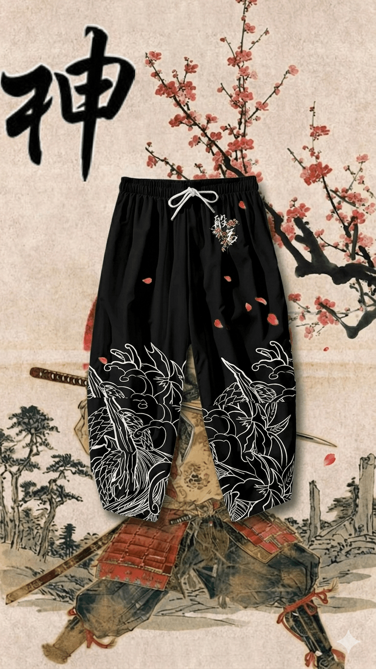 Çayır Kesen Kılıcın Doğuşu - Geleneksel Kimono Pantolon - アキラ