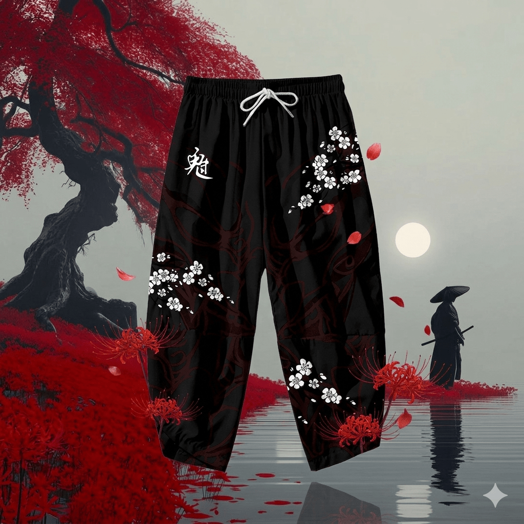 Çiçek Açtıran İhtiyar - Geleneksel Kimono Pantolon - アキラ