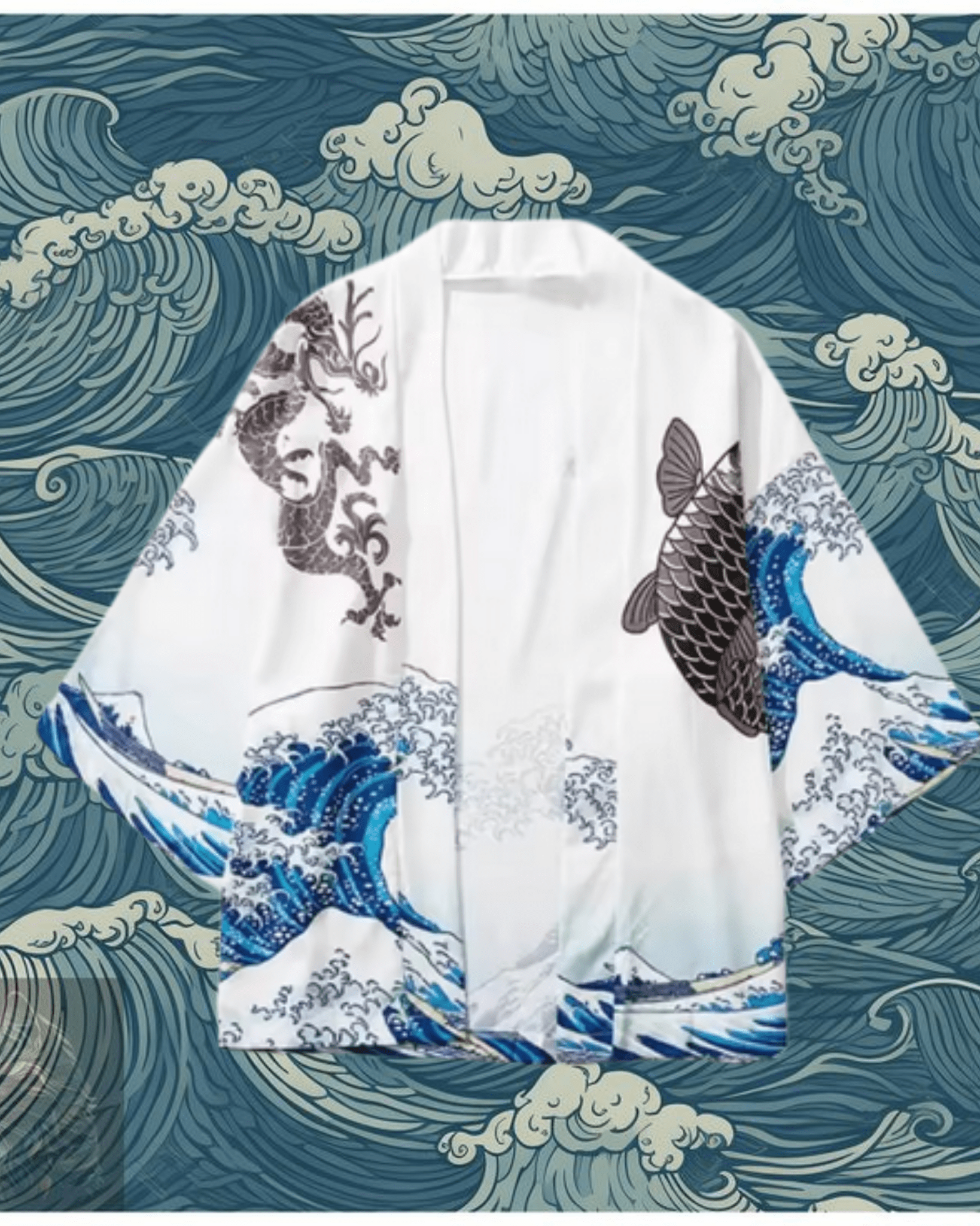 Dalgaların Hikayesi | Geleneksel Kimono - アキラ