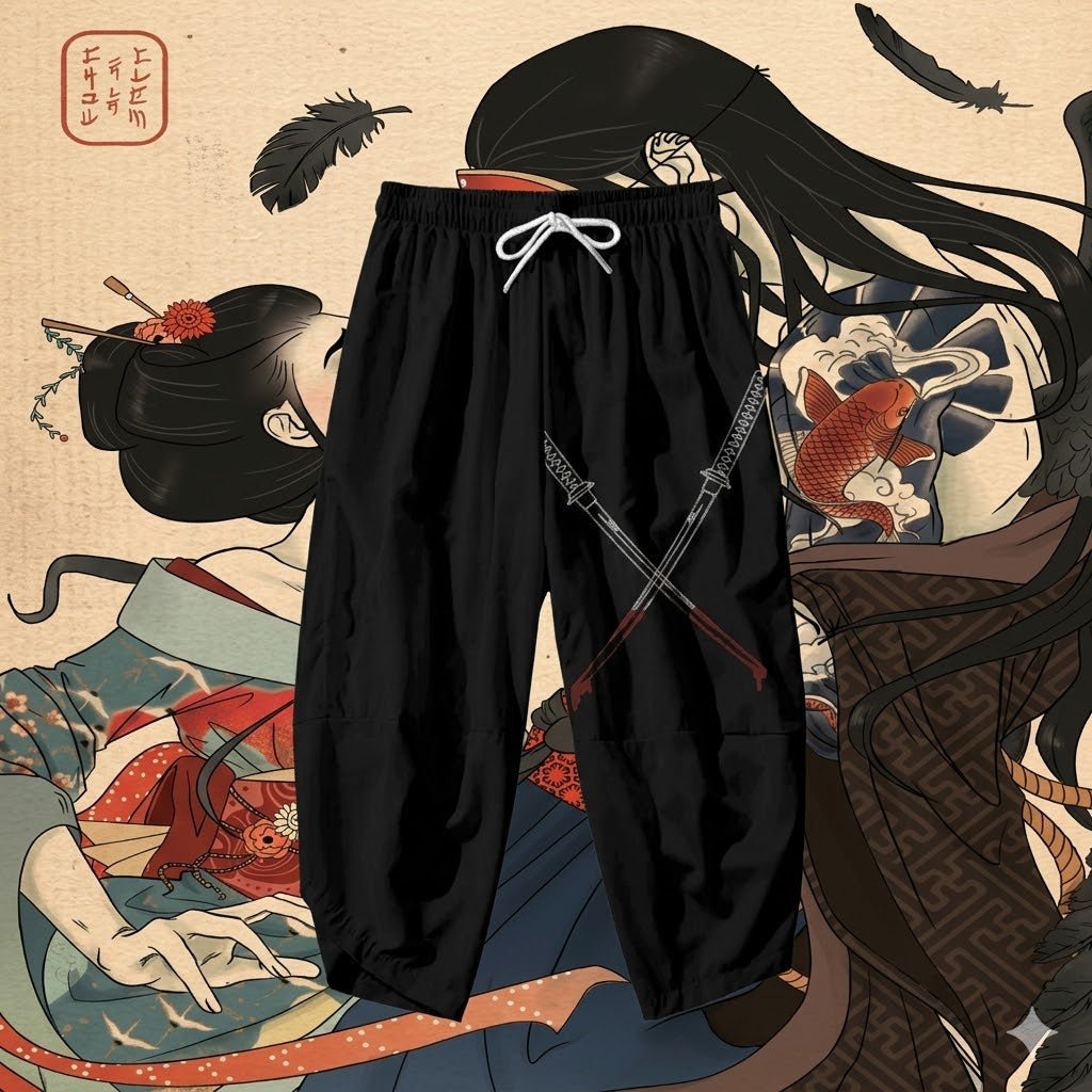 Geleneksel Kimono Pantolon - アキラ