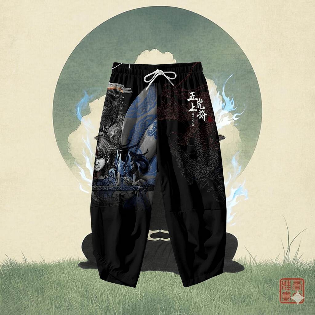 Güneşin Saklandığı Gün - Geleneksel Kimono Pantolon - アキラ