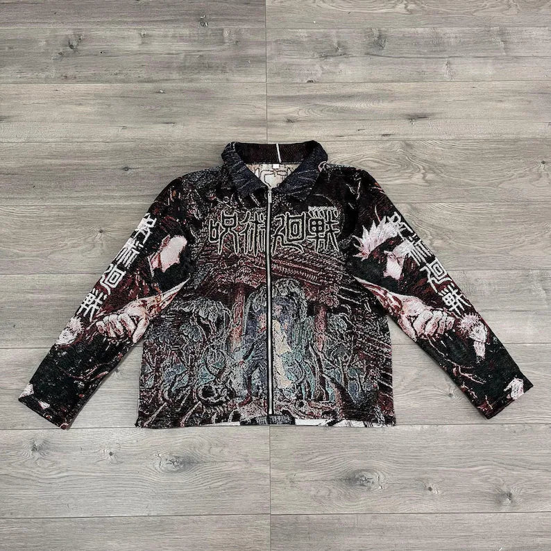 Jujutsu Kaisen Vintage Ceket - アキラ