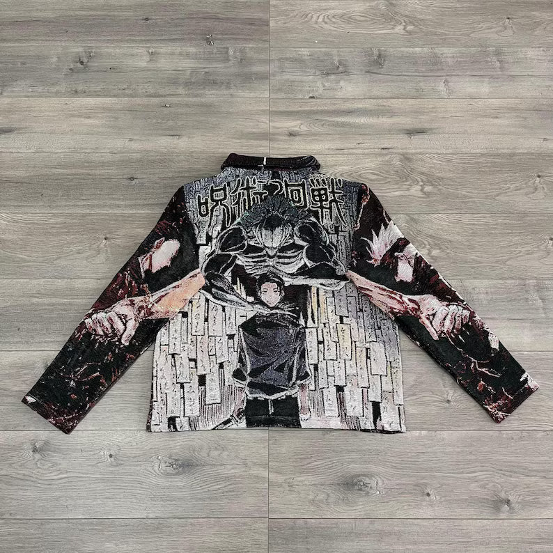 Jujutsu Kaisen Vintage Ceket - アキラ