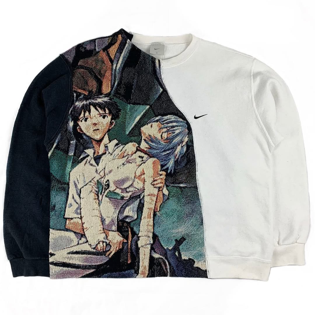 Shinji And Rei Vintage Sweatshirt - アキラ